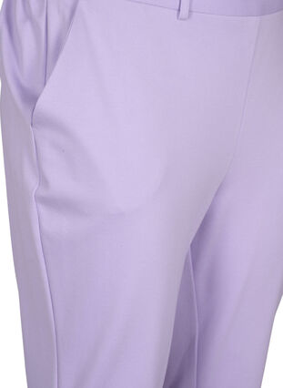Croppade byxor med fickor, Purple Rose, Packshot image number 2