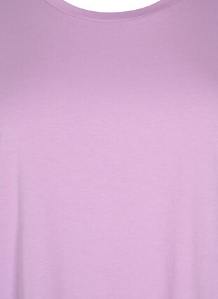T-shirt i bomull med 2/4-ärmar, Lupine, Packshot image number 2