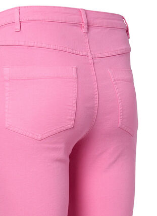 Högmidjade Amy jeans med super slim passform, Rosebloom, Packshot image number 3