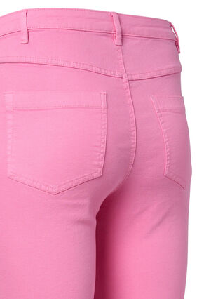Högmidjade Amy jeans med super slim passform, Rosebloom, Packshot image number 3
