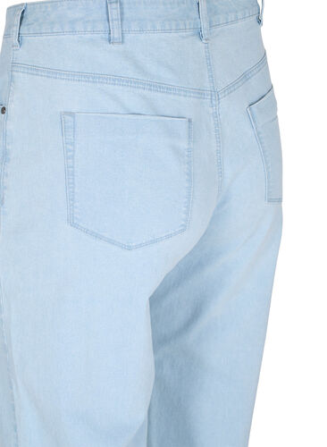 Raka jeans med ankellängd, Light blue denim, Packshot image number 3