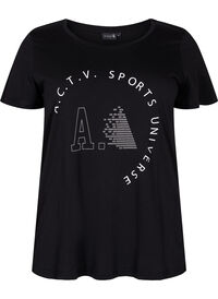  T-shirt till träning med print