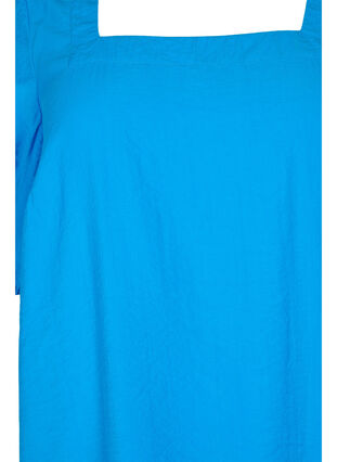 Blus med ballongärmar, Indigo Bunting, Packshot image number 2
