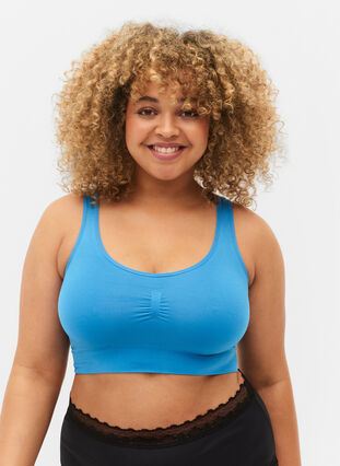 Mjuk bh utan vaddering, Cendre Blue, Model image number 0