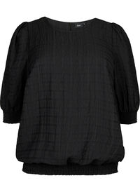 Smockblus med lyocell (TENCEL™)