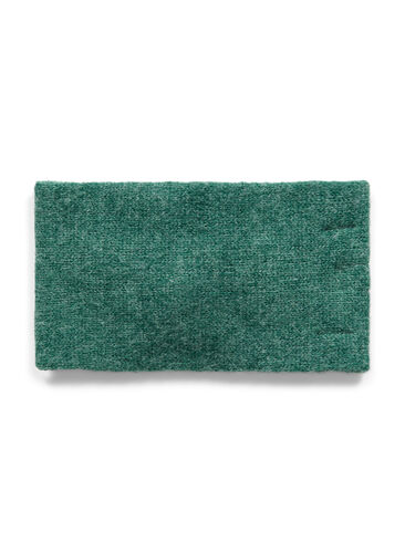 Stickat pannband, Evergreen Melange, Packshot image number 1