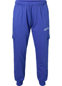 Sweatpants med cargofickor