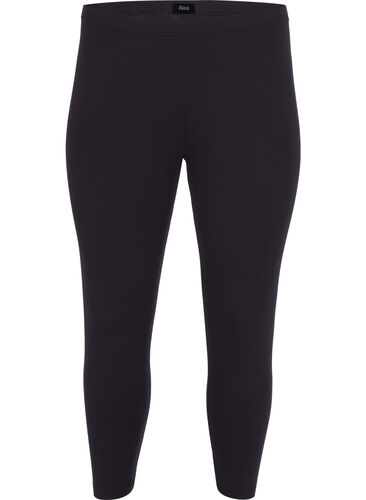 Basleggings 3/4 längd, Black, Packshot image number 0