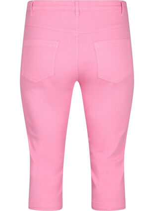 Kroppsnära Emily capribyxor, Rosebloom, Packshot image number 1