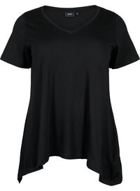 T-shirt i bomull med korta ärmar
