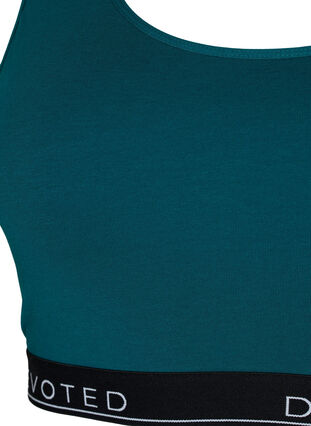 Bomulls-bh med rund halsringning, Spruced-up/UpFont, Packshot image number 2