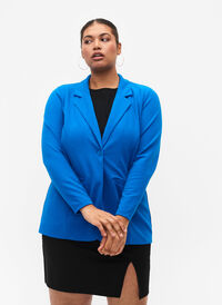 Blazer med fickor, Directoire Blue, Model