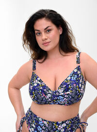 Bikiniöverdel med print, Ditsy Flower, Model