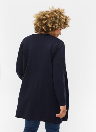 Cardigan med fickor, Night Sky, Model image number 2