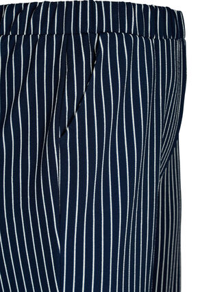 Lösa byxor med ankellängd, Navy Blazer Stripe, Packshot image number 3