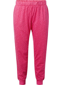 Sweatpants med tryck och fickor