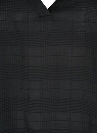 Topp i viskos med struktur, Black, Packshot image number 2
