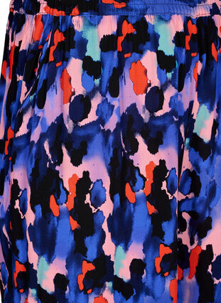 Löst sittande culotte-byxor i viskos, Colorful Animal, Packshot image number 2