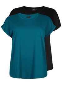 2-pack kortärmade t-shirtar
