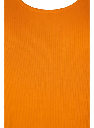 Ärmlös ribbad klänning i viskos, Exuberance, Packshot image number 2