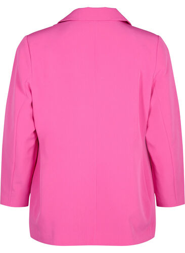 Klassisk blazer med knapp, Rose Voilet, Packshot image number 1