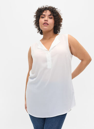 Topp med v-ringning, Snow White, Model image number 0