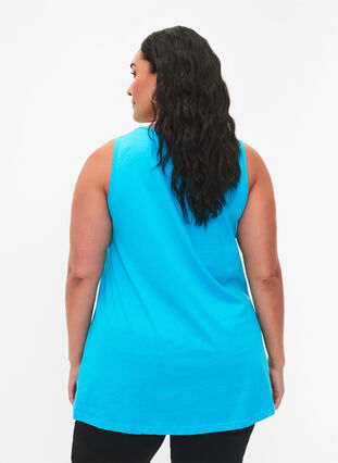Bomullstopp med a-linjeform, Blue Atoll W. Happy, Model image number 1