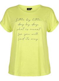 T-shirt med tryck i ekologisk bomull