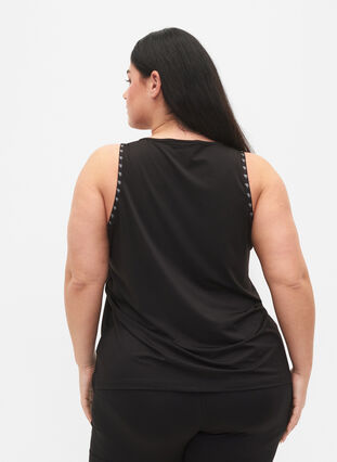 Enfärgad träningstopp, Black, Model image number 1