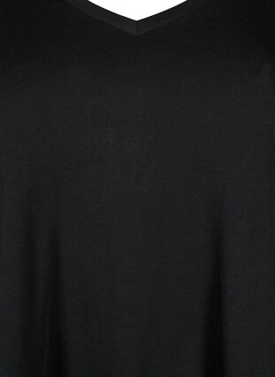T-shirt i bomull med korta ärmar, Black SOLD, Packshot image number 2
