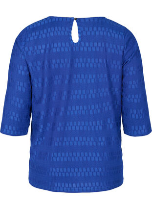Mönstrad blus med 3/4-ärmar, Surf the web, Packshot image number 1