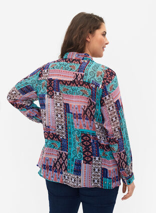 FLASH - Långärmad skjorta med tryck, Multi Ethnic , Model image number 1