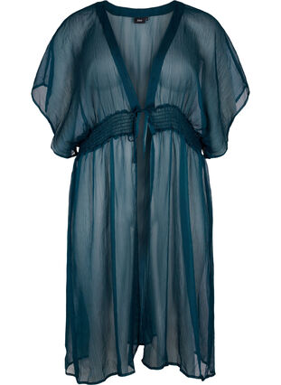 Strandkimono med smock och korta ärmar, Spruced-up, Packshot image number 0