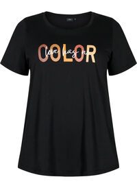 T-shirt i bomull med tryck