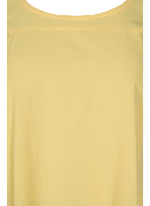Kortärmad klänning i bomull, Goldfinch, Packshot image number 2