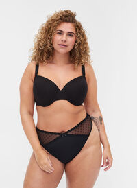 2-pack stringtrosor med mesh, Black, Model