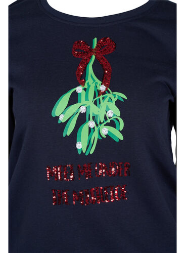 Jultröja, Night Sky Mistletoe, Packshot image number 2