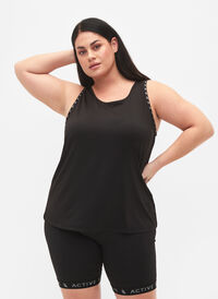 Enfärgad träningstopp, Black, Model