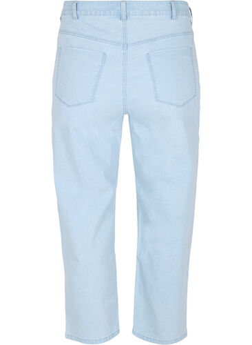 Raka jeans med ankellängd, Light blue denim, Packshot image number 1