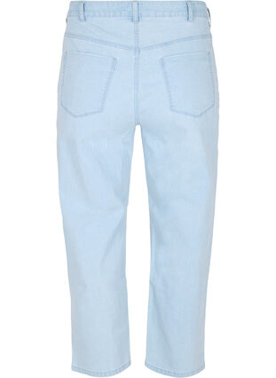 Raka jeans med ankellängd, Light blue denim, Packshot image number 1