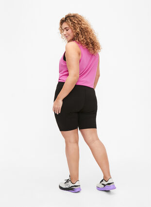 Kroppsnära träningsshorts, Black, Model image number 1