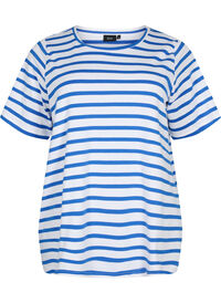Randig t-shirt i bomull