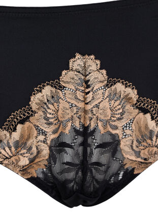 Tai trosor med spets, Black, Packshot image number 2