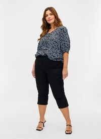 Knickers i bomullsblandning, Black, Model