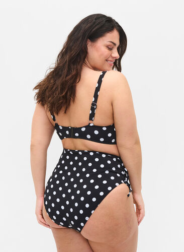 Bikiniunderdel med print, Dotted Print, Model image number 1