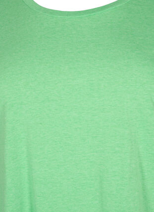 Neonfärgad t-shirt i bomull, Neon Green, Packshot image number 2