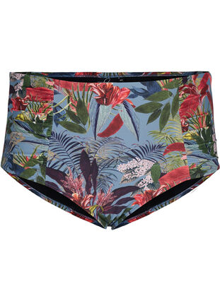 Bikiniunderdel med hög midja och blommigt tryck, Citadel AOP, Packshot image number 0