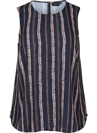 Ärmlös topp med mönster, Graphic Stripe, Packshot image number 0