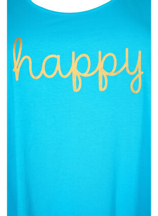Bomullstopp med a-linjeform, Blue Atoll W. Happy, Packshot image number 2