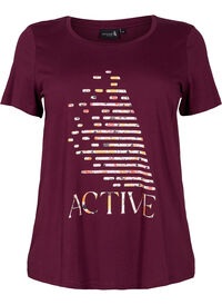  T-shirt till träning med print